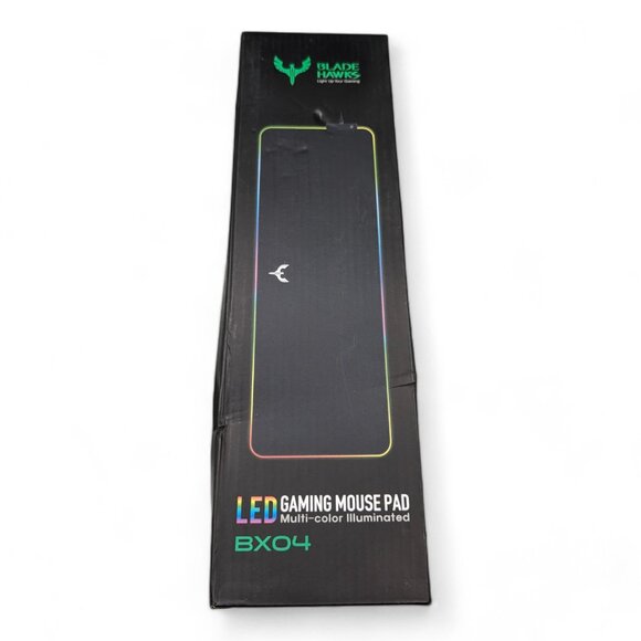 NEW ~ BLADE HAWKS LED MULTI-COLOR ILLUMINATED GAMING MOUSEPAD w/SPEAKER - Picture 2 of 7